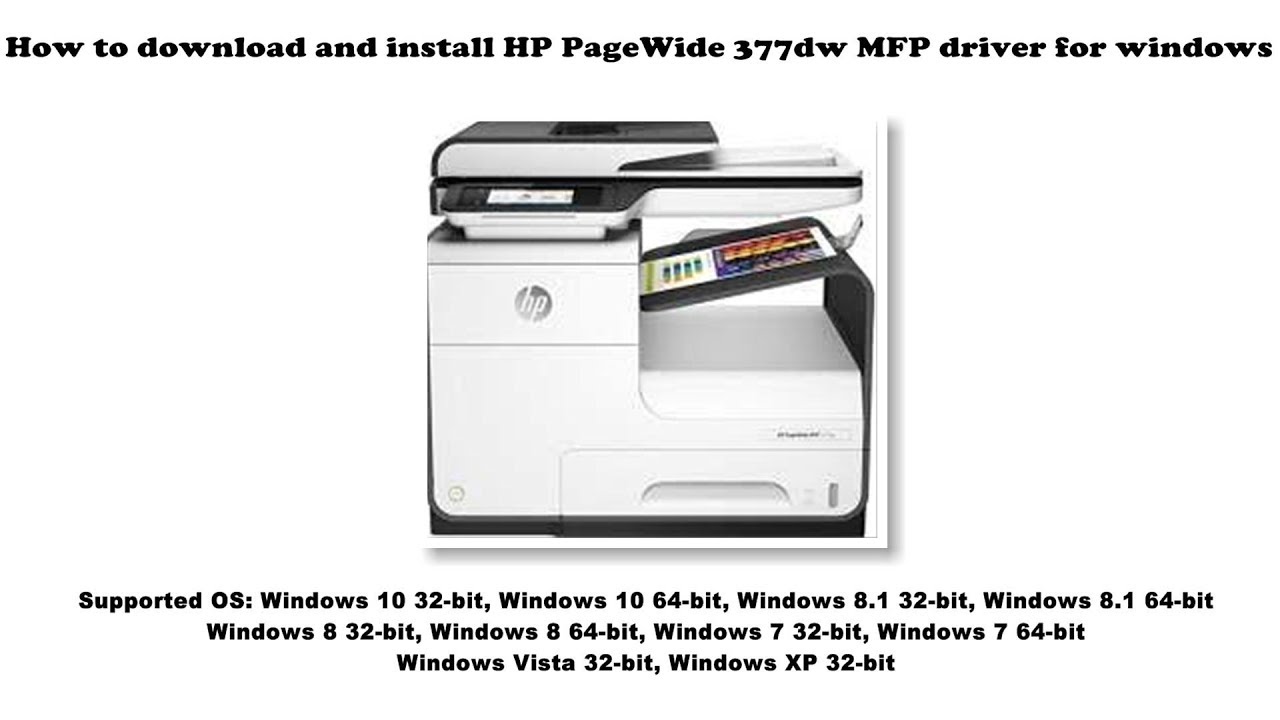 hp pagewide mfp 377dw software download